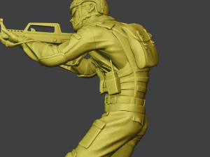 china actual special forces pap 0005 3D Print Model