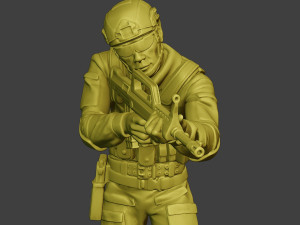 china actual special forces pap 0005 3D-Druckmodell