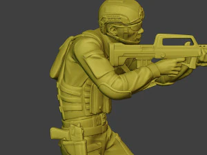 china actual special forces pap 0005 3D Print Model
