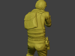 china actual special forces pap 0005 3D-Druckmodell