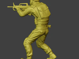 china actual special forces pap 0005 3D Print Model