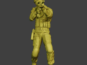 china actual special forces pap 0005 3D Print Model