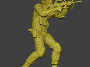 china actual special forces pap 0005 3D-Druckmodell
