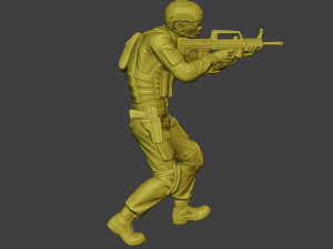china actual special forces pap 0005 3D-Druckmodell