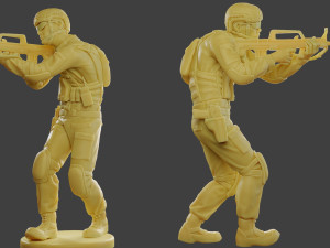 china actual special forces pap 0006 3D Принт Модель