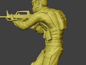 china actual special forces pap 0006 3D Print Model