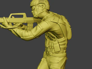 china actual special forces pap 0006 3D Print Model
