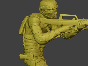 china actual special forces pap 0006 3D Print Model
