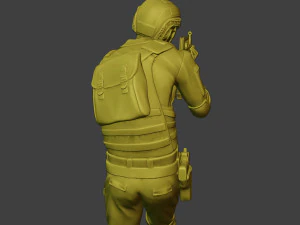 china actual special forces pap 0006 3D Print Model