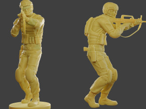 china actual special forces pap 0007 3D 프린트 모델