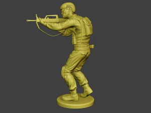china actual special forces pap 0007 3D Print Model