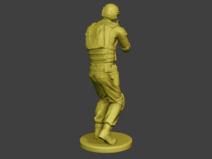 china actual special forces pap 0007 3D 프린트 모델