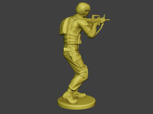 china actual special forces pap 0007 3D 프린트 모델