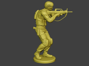 china actual special forces pap 0007 3D 프린트 모델