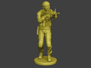 china actual special forces pap 0007 3D 프린트 모델