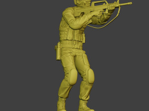 china actual special forces pap 0007 3D 프린트 모델