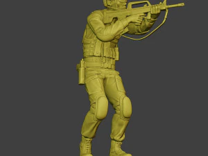 china actual special forces pap 0007 3D Print Model