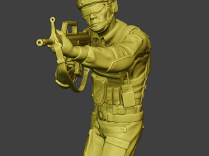 china actual special forces pap 0007 3D 프린트 모델