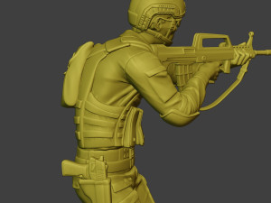 china actual special forces pap 0007 3D 프린트 모델