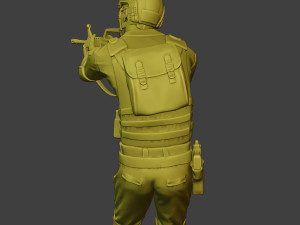 china actual special forces pap 0007 3D 프린트 모델