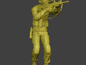 china actual special forces pap 0007 3D Print Model