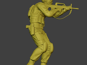 china actual special forces pap 0007 3D 프린트 모델