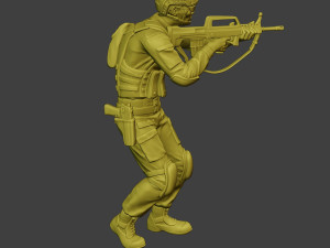 china actual special forces pap 0007 3D 프린트 모델