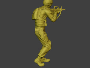 china actual special forces pap 0007 3D 프린트 모델