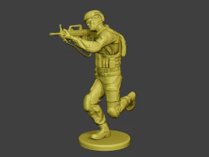 中国实际特种部队PAP 0009 3D 打印模型