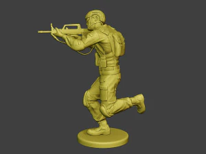 中国实际特种部队PAP 0009 3D 打印模型