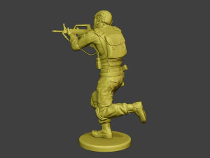 中国实际特种部队PAP 0009 3D 打印模型
