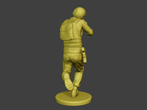中国实际特种部队PAP 0009 3D 打印模型