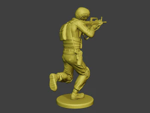 中国实际特种部队PAP 0009 3D 打印模型