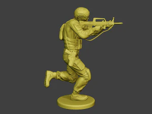 中国实际特种部队PAP 0009 3D 打印模型