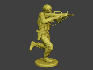 中国实际特种部队PAP 0009 3D 打印模型