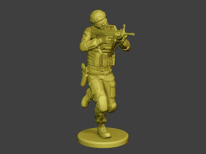 中国实际特种部队PAP 0009 3D 打印模型
