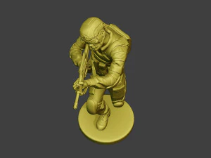 中国实际特种部队PAP 0009 3D 打印模型