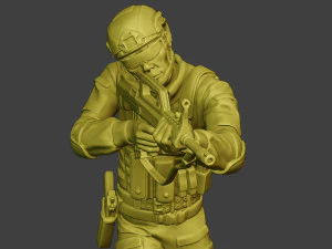 中国实际特种部队PAP 0009 3D 打印模型