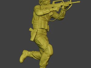 中国实际特种部队PAP 0009 3D 打印模型