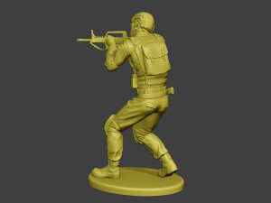 china actual special forces pap 0010 3D Print Model