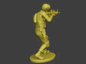 china actual special forces pap 0010 3D Print Model