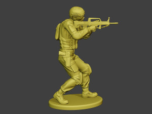 china actual special forces pap 0010 3D Print Model