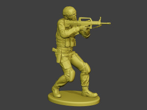 china actual special forces pap 0010 3D Print Model