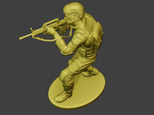 china actual special forces pap 0010 3D Print Model