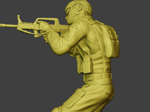 china actual special forces pap 0010 3D Print Model