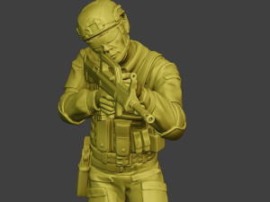 china actual special forces pap 0010 3D Print Model