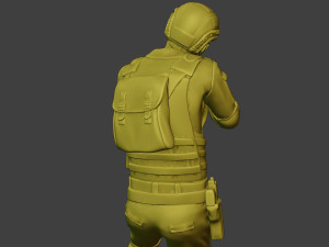 china actual special forces pap 0010 3D Print Model