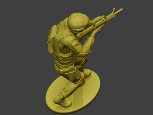 china actual special forces pap 0010 3D Print Model