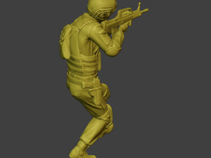 china actual special forces pap 0010 3D Print Model