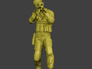china actual special forces pap 0010 3D Print Model